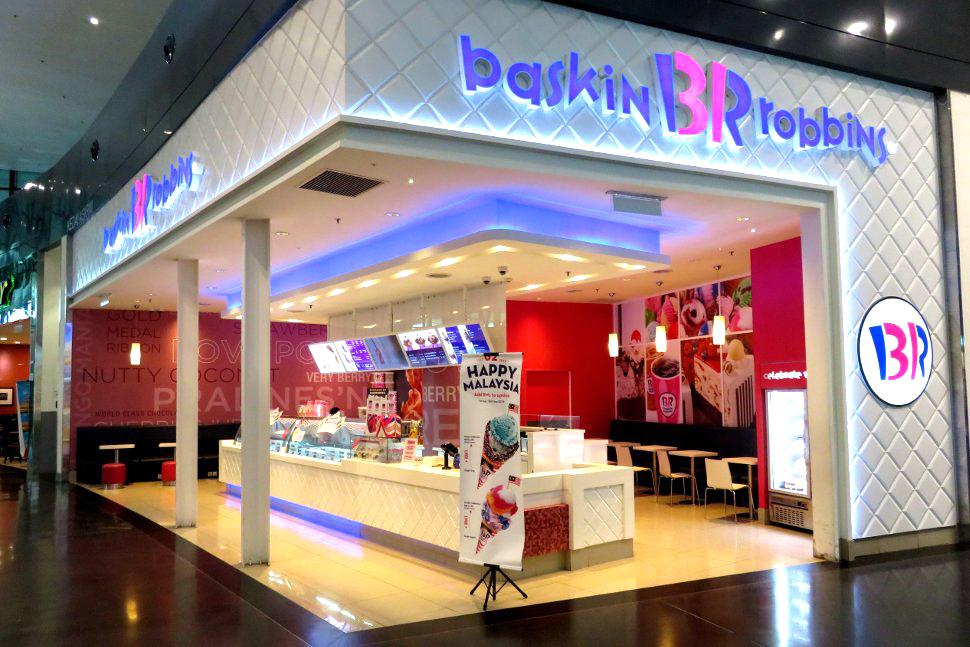 cửa hàng baskin robbins tại vincom