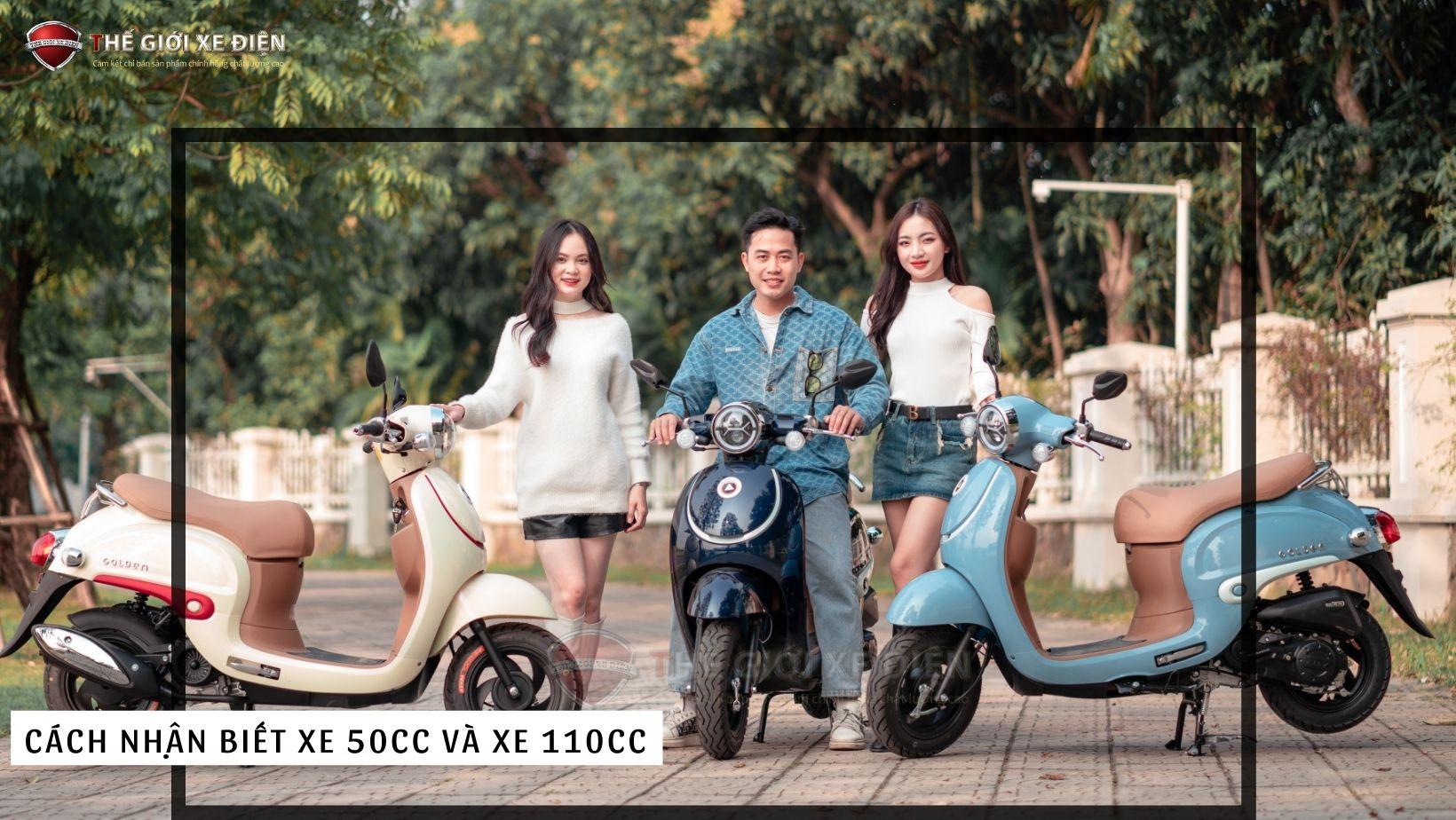 Cách nhận biết xe 50cc và xe 110cc