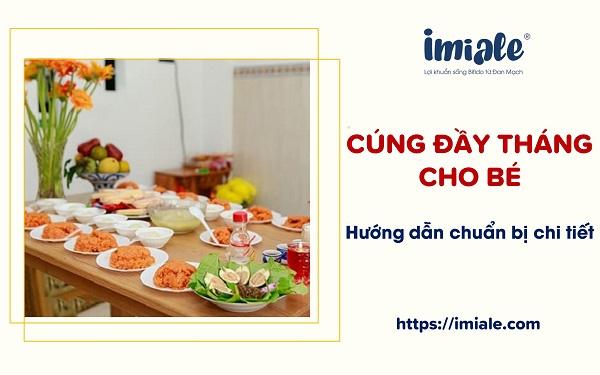 cúng đầy tháng cho bé - cúng mụ