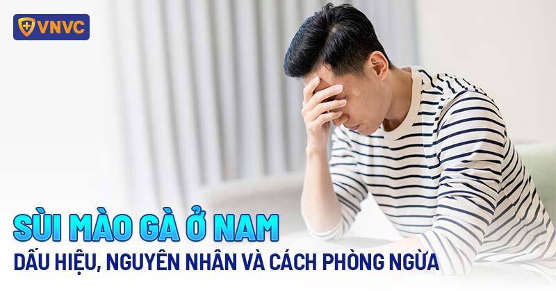 sùi mào gà ở nam