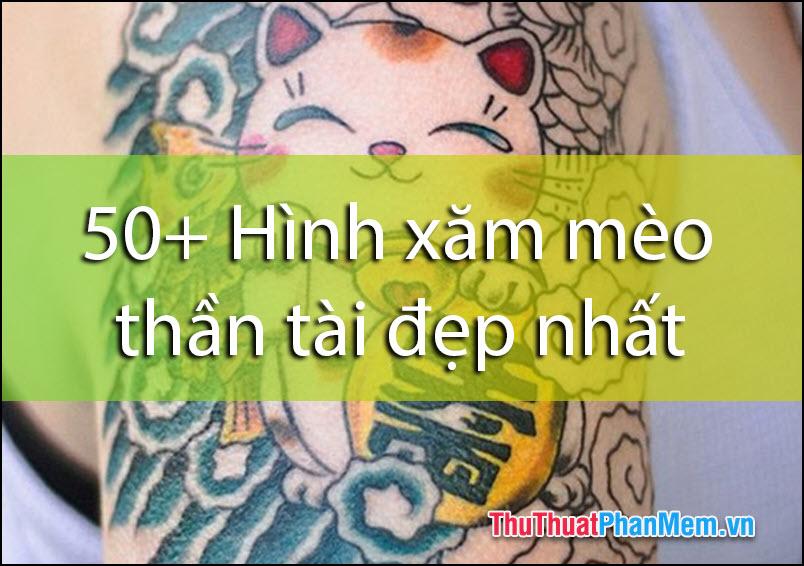 Top 50 Hình xăm mèo thần tài siêu đẹp