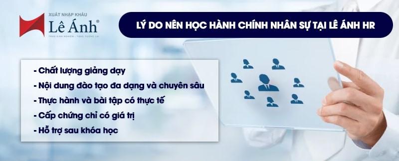 Lý do nên học hành chính nhân sự tại Lê Ánh HR