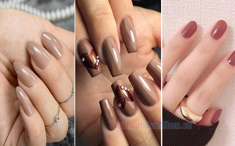 Top những mẫu nail màu nâu sữa đẹp nhất