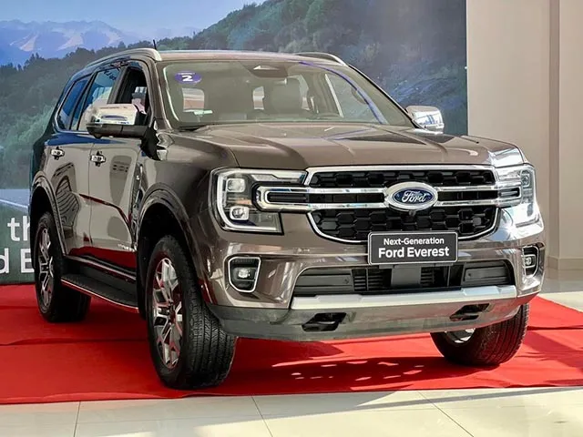 Xe 7 chỗ Ford Everest đang rất được ưa chuộng tại Việt Nam