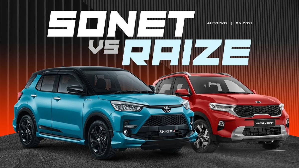 So sánh Toyota Raize và Kia Sonet