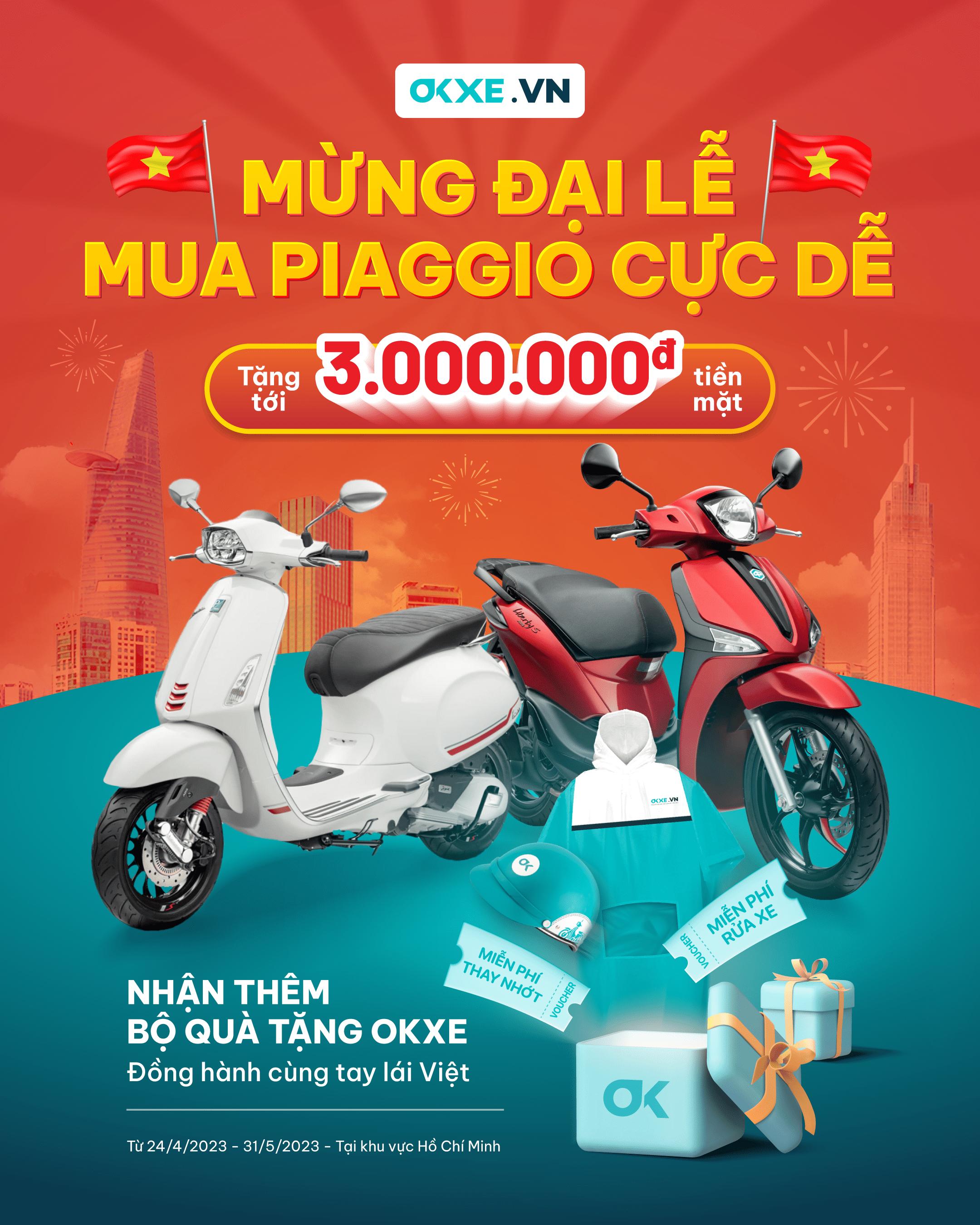 Hướng dẫn mua xe Vespa Sprint cũ chất lượng, giá tốt