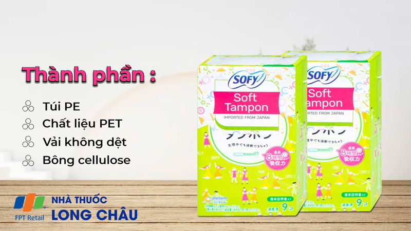 Băng vệ sinh Sofy Soft Tampon khả năng thấm hút tốt (9 miếng)