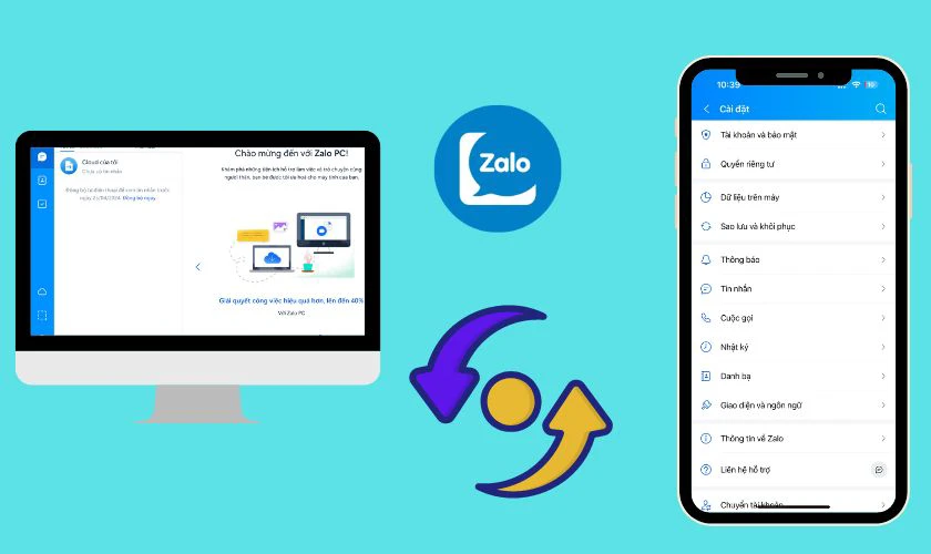 Hướng dẫn đồng bộ tin nhắn Zalo trên điện thoại, máy tính cực dễ
