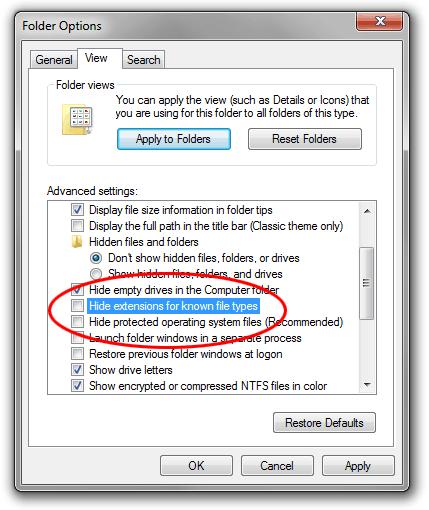 1 18 - Cách đổi đuôi file trên Windows 7, 8 và 10 - Ben Computer
