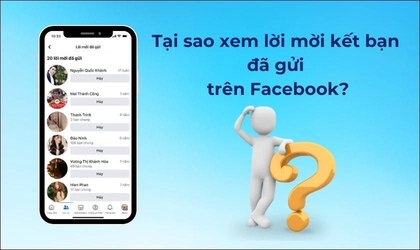 Cách xem lời mời kết bạn đã gửi trên Facebook siêu dễ