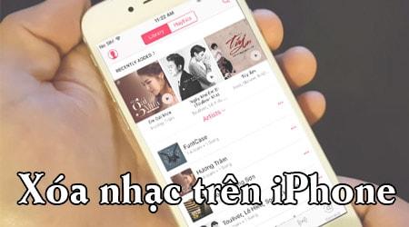 Hướng dẫn xoá nhạc trên iPhone, xóa audio iPhone qua iTunes