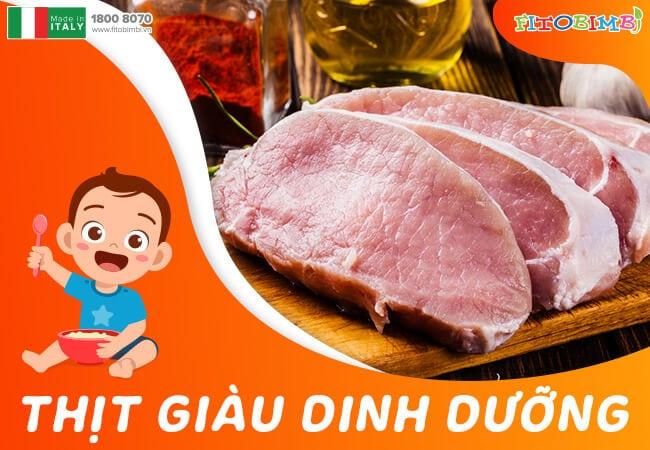 Thịt lợn lành tính và giàu dinh dưỡng