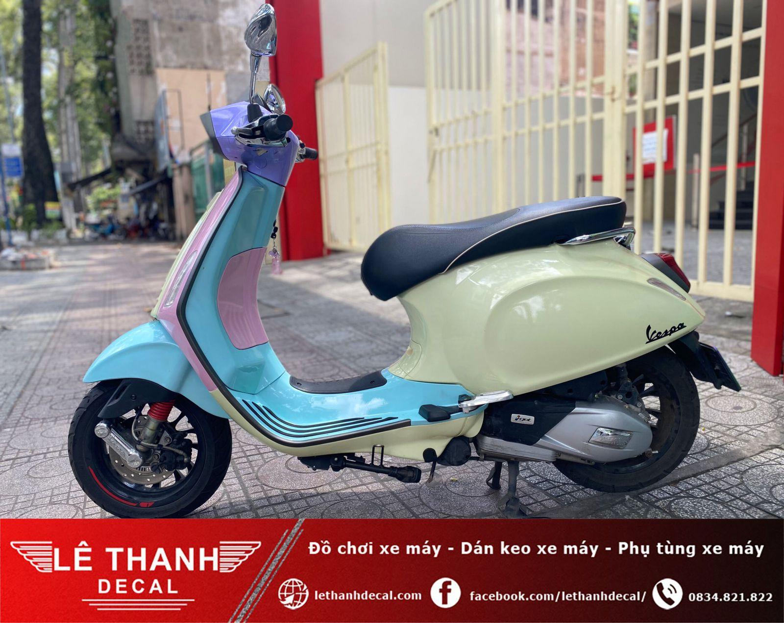 Dán xe Vespa : TOP 10+ mẫu dán xe Vespa sành điệu nhất