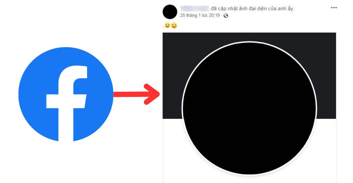 ảnh đại diện facebook đen