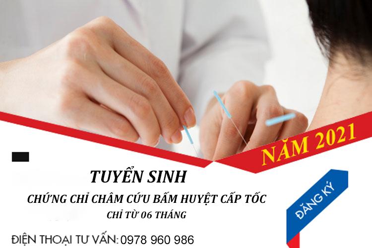 Học chứng chỉ Châm cứu bấm huyệt 6 tháng tại TP.HCM