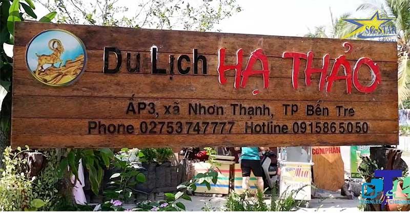 Khu du lịch Hạ Thảo – Điểm đến mới cho giới trẻ Bến Tre