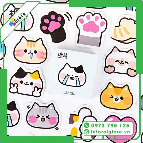 50+ Mẫu Sticker Mèo Cute Đáng Yêu Được Ưa Thích Nhất