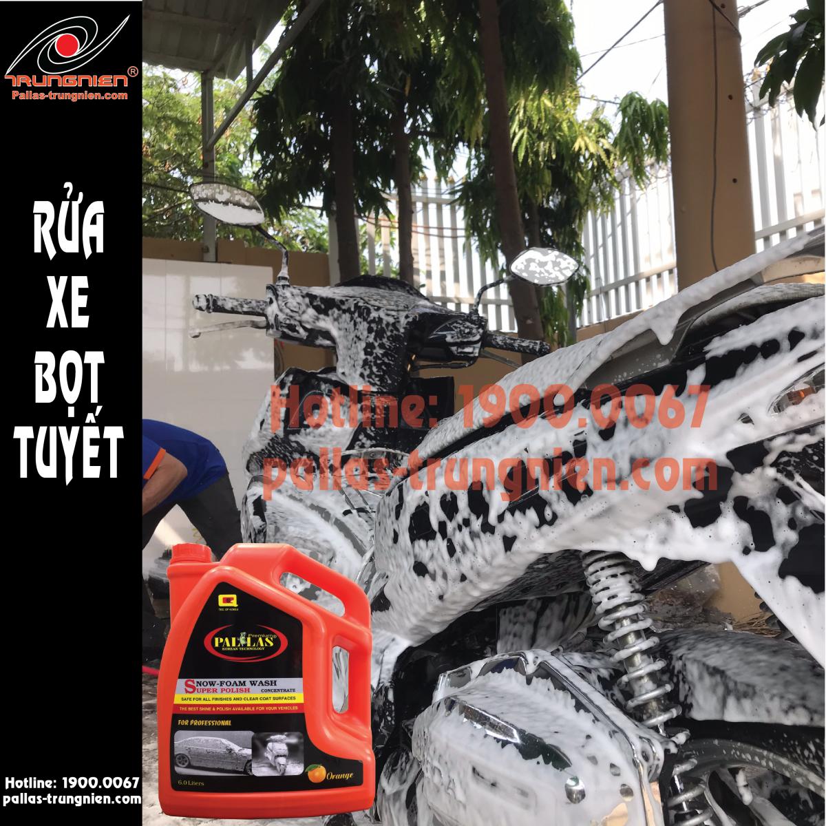 Tại sao phải rửa xe bằng nước rửa chén?