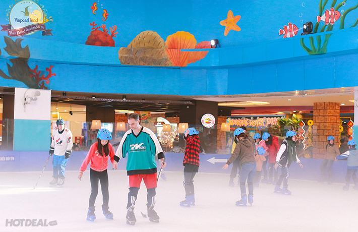 Trượt Băng Tại Vinpearlland Ice Rink – VMM Royal City Cho Trẻ Em