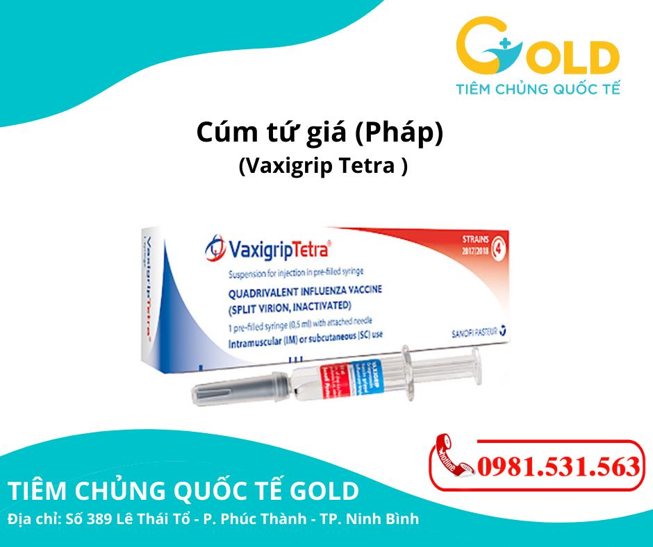 Vắc xin VAXIGRIP TETRA (Pháp) | Vaccine  Cúm mùa