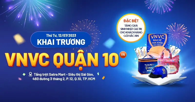 khai trương vnvc quận 10