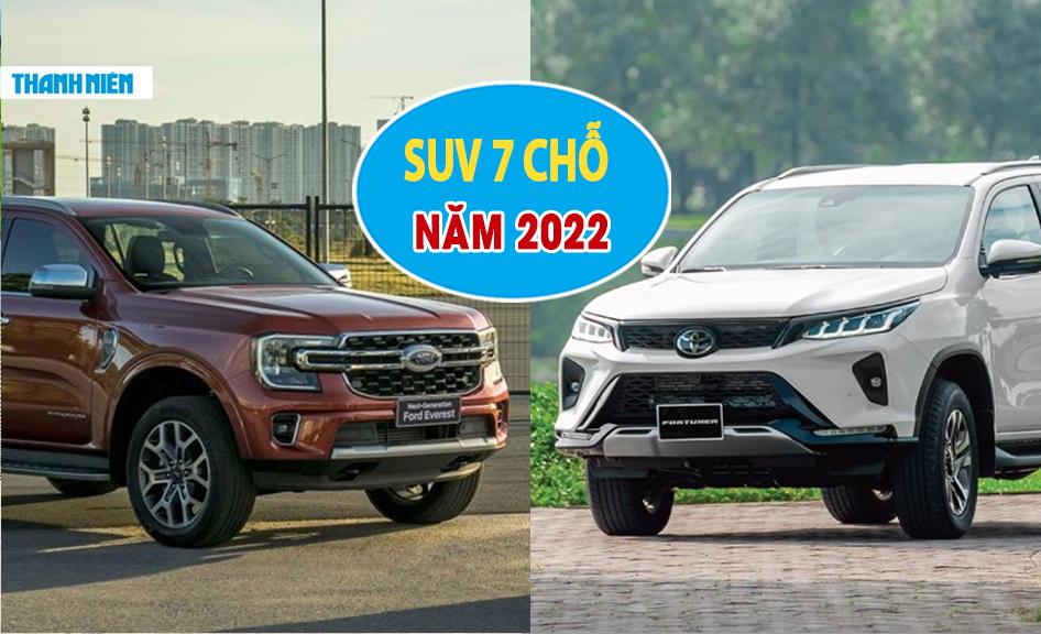 SUV 7 chỗ năm 2022: ‘Nghẹt thở’ cuộc đua doanh số giữa Ford Everest và Toyota Fortuner