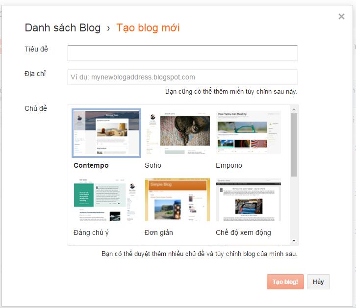 Ưu nhược điểm khi thiết kế website bằng Blogspot