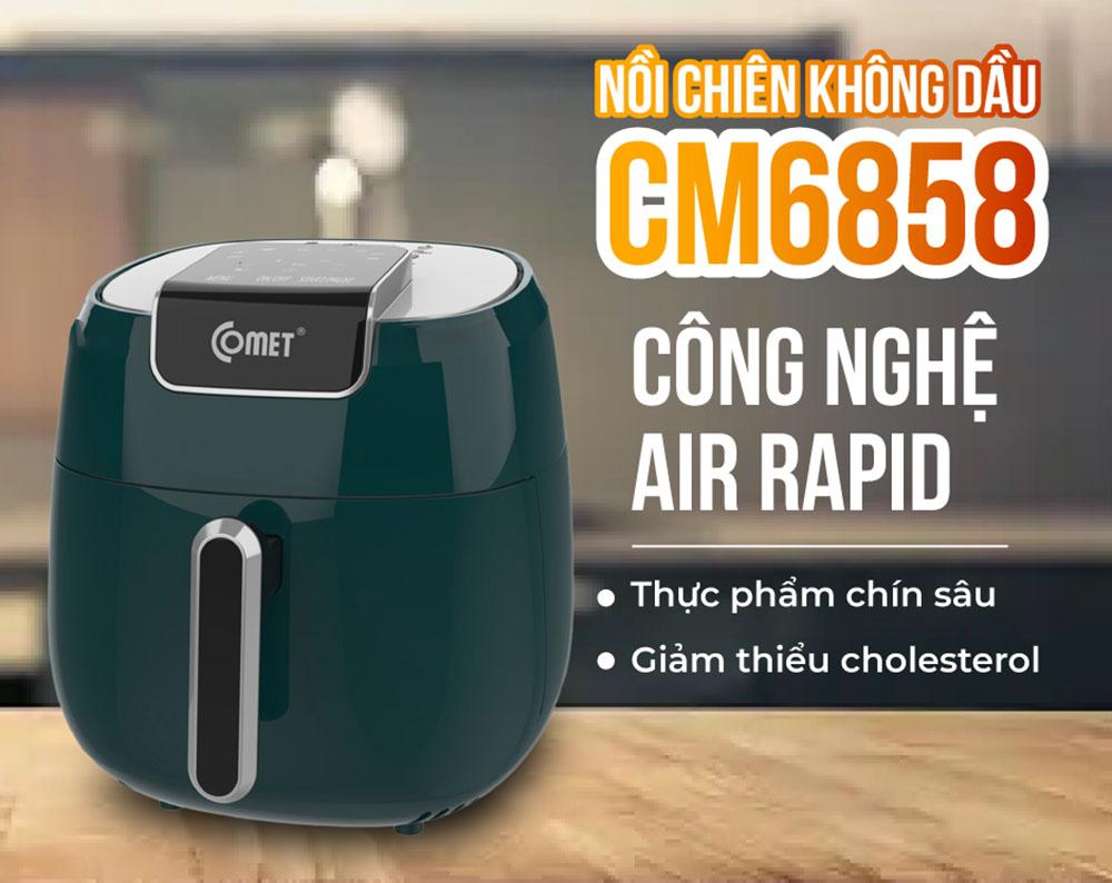 Nồi chiên không dầu Comet CM6858