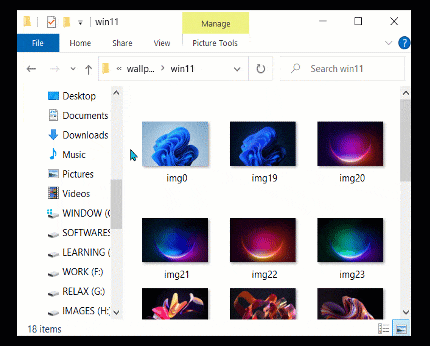 Chọn nhiều file cùng lúc bằng chuột