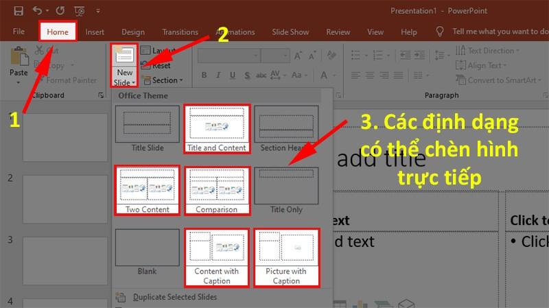 Hướng dẫn cách chèn ảnh nhanh vào Powerpoint