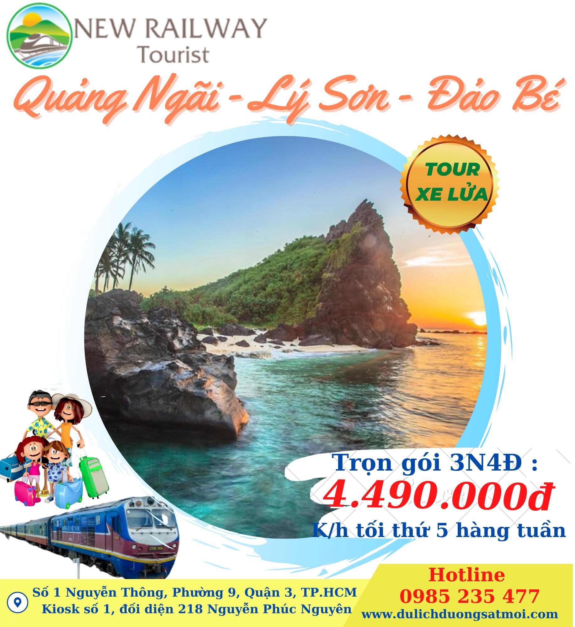 TOUR ĐẢO LÝ SƠN - QUÃNG NGÃI - Du Lịch Đường Sắt Mới