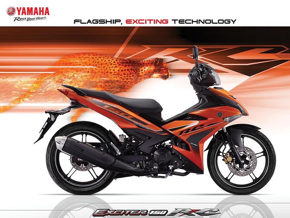 Yamaha Exciter RC màu cam đen cá tính, thời thượng
