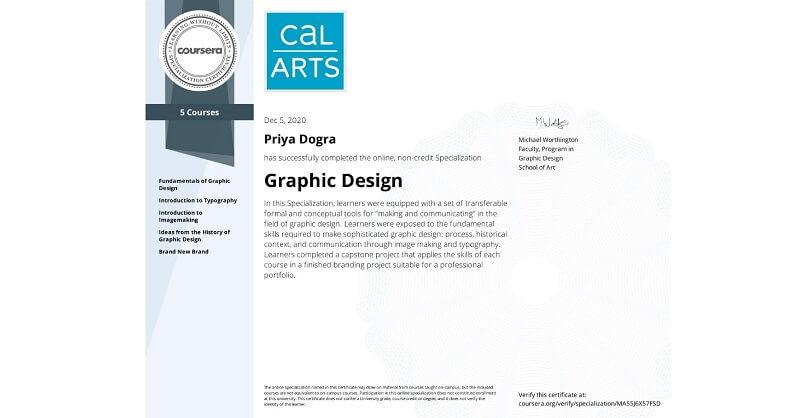 Graphic Design Specialization Coursera