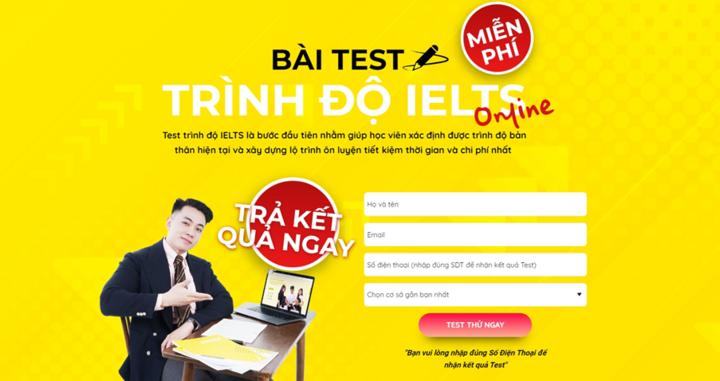 Bài test trình độ IELTS online miễn phí tại The IELTS Workshop.