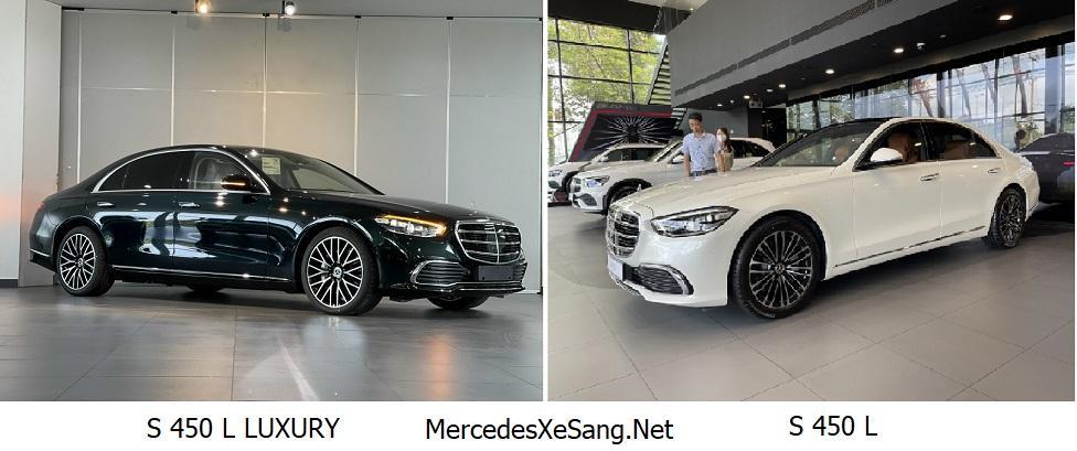 So Sánh S450 và S450 Luxury | Mercedes S450 2022