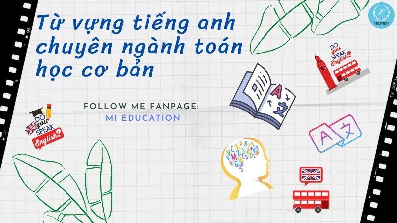 từ vựng tiếng anh chuyên ngành toán học