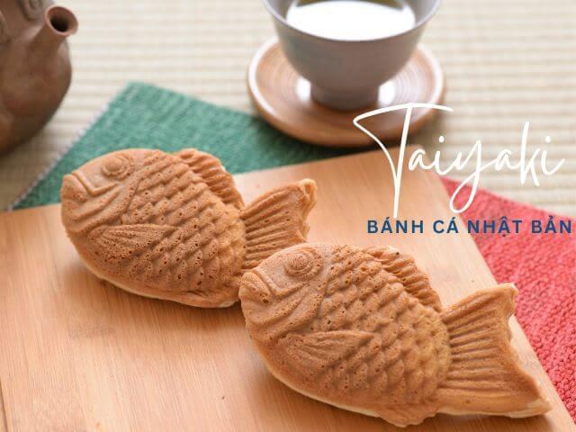 taiyaki bánh cá nướng Nhật Bản