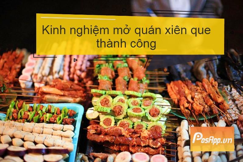 mở quán xiên que