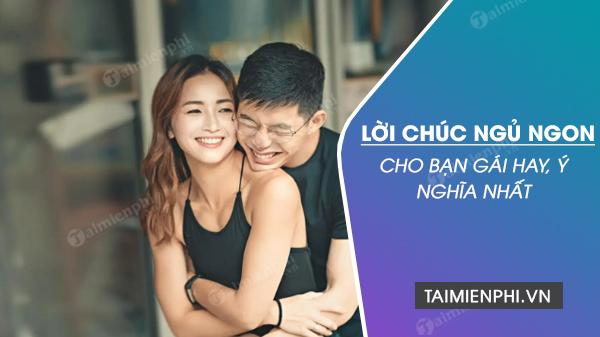 30 lời chúc ngủ ngon dành cho người yêu ngọt ngào nhất