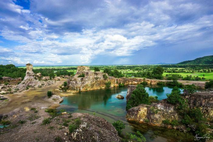 Bức tranh phong cảnh hữu tình làm say lòng người ở đất An Giang - Ảnh: Nguyen Dung