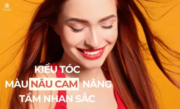 tóc màu nâu cam