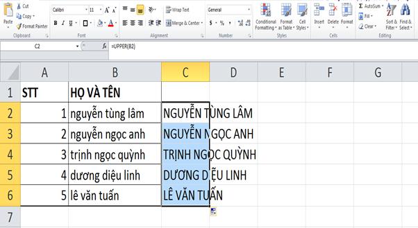 Chuyển chữ thường thành chữ hoa trong Word, Excel, PowerPoint