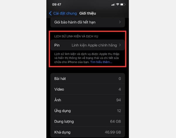 Vì sao nên kiểm tra iPhone đã thay linh kiện chưa?