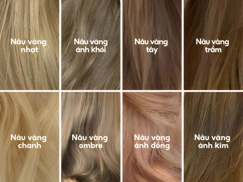 15+ kiểu nhuộm tóc nâu vàng đẹp hợp mọi làn da