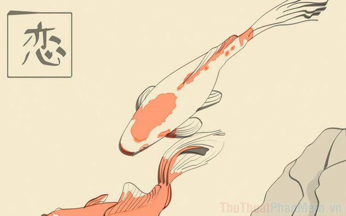 Những bức vẽ cá chép đẹp nhất