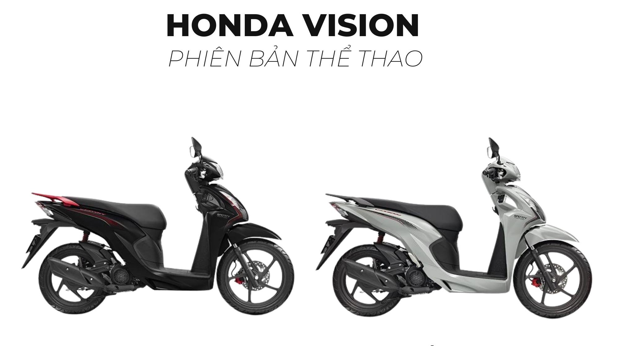 Honda Vision 2023 – bản thể thao