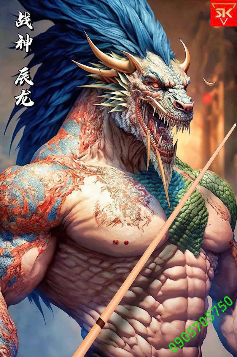 Tranh Dán Tường 12 Con Giáp Gymer Cực Ngầu Tại Sơn Kim