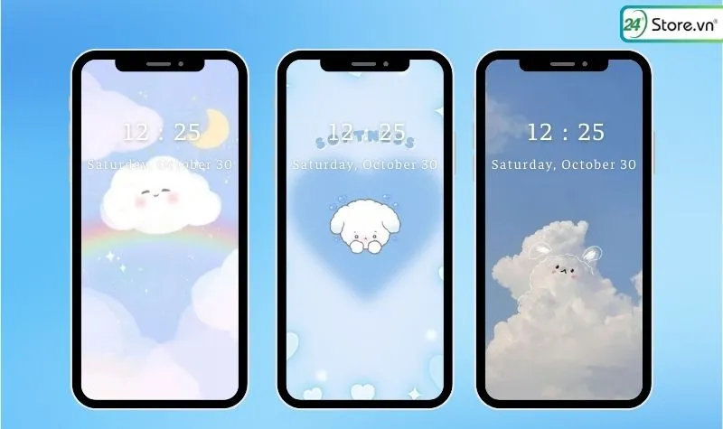 Khám Phá Kho Tàng Hình Nền Cute Màu Xanh Dương: Đẹp Mê Ly Cho Mọi Thiết Bị