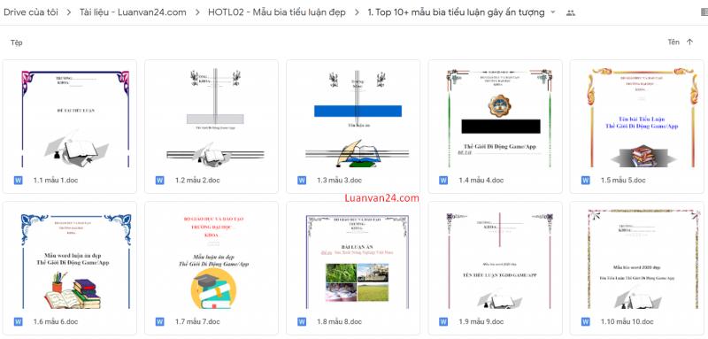 Bìa Tiểu Luận: 55+ Mẫu Đẹp File Word, Yêu Cầu & Cách Làm