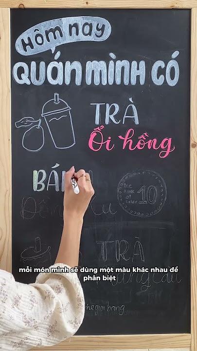 Cách Vẽ Menu Đẹp, Chuyên Nghiệp Thu Hút Thực Khách